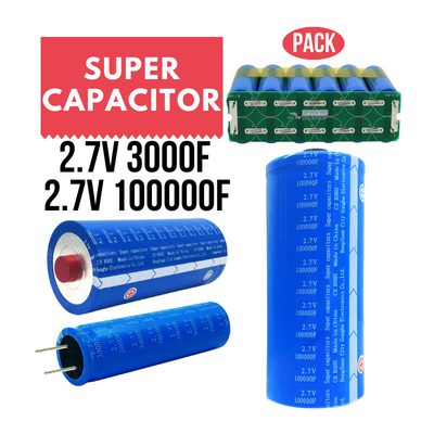 батарея 2.7V 100000 Graphene Supercapacitor для солнечного накопления энергии 60WH