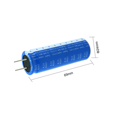 Практически голубой гибрид батареи клетки Supercapacitor для начала мотора