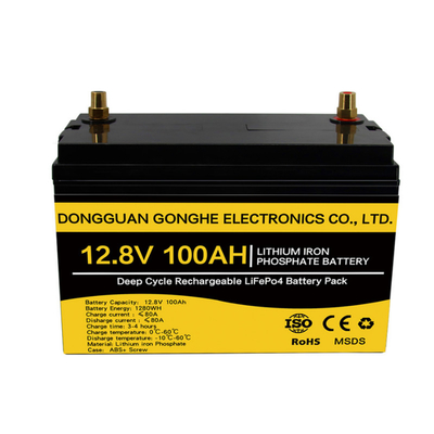 Циклов портативного блока батарей лития 12V LiFePO4 универсальные 6000