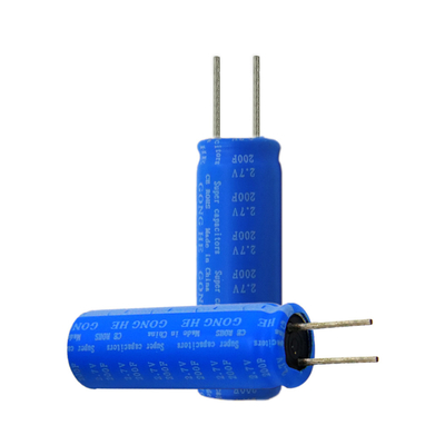 Отсутствие батареи практически 2.7V 200F 10x30mm конденсатора взрыва супер