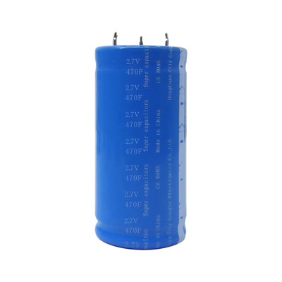 Батарея 2.7V 470F 35x62Mm 0.45Wh конденсатора наивысшей мощности IP30 супер